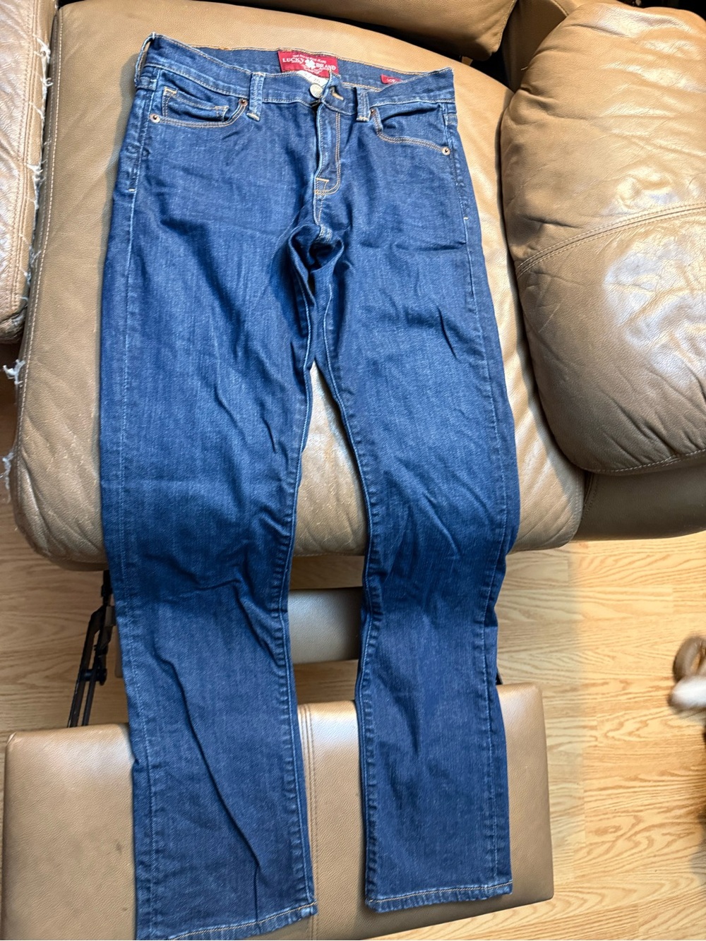 Lucky Brand Women's Skinny Jeans - Dark Blue Denim